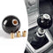 1 PC Car Gear Stick Handle, 2.16" Personalized Billiard Ball 8-Shaped Manual Shift Handle, General Automobile Modification Accessory, for Most Man...