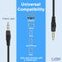Callez 3.5mm Cell Phone Headset, Mono Computer Headset with Noise Cancelling Microphone, Compatible with iPhone Samsung Huawei Smartphones Laptop ...