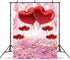 Valentine's Day Love Heart Photography Backdrops 5x7ft Pink Rose Flowers Wedding Photo Background for Pictures Newborn Bridal Shower Birthday Part...