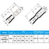 Heat Shrink Bullet Connectors, 100 Pcs Female Male Electrical Bullet Butt Terminals Insulated Waterproof Marine Bullet Connectors for Watercraft, ...