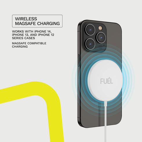iPhone Charger Fast Charging Magsafe Charger- Fuel - 15W Magnetic Wireless Charging Pad - Compatible with Magsafe - Magnetic Charger for iPhone 14...