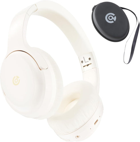 Headphones Wireless Bluetooth 120H Playtime, Over Ear Headphones with Microphone, Lightweight Foldable Wired Headphones with Headphones Case, HiFi...