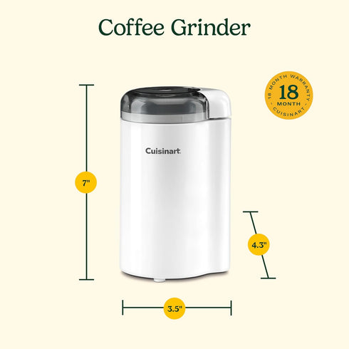 Cuisinart Coffee Grinder 2.5 Oz. White...