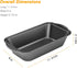 Tiawudi 3 Pack Nonstick Carbon Steel Baking Bread Pan, Large Loaf Pan, 9 1/2" x 5"...