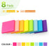 Sticky Notes 3x3 inch Bright Colors Self-Stick Pads 8 Pads/Pack 85 Sheets/Pad Total 680 Sheets...