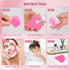 48Count Compressed Facial Sponges-Pink, AIDEA Disposable Face Sponges, Natural Cellulose Cosmetic Spa Sponges for Facial Cleansing, Exfoliating, M...