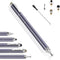 Universal Stylus Pens, Honiha High Precise Disc Stylus Pens for Touch Screens 4 in 1 Touch Screen Pen Capacitive Stylus Compatible with iPad, iPho...