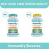 All-in-One Organic Immune Support Supplement 60 Vegan Capsules - Elderberry 500mg, Ashwagandha 500mg, 400mg Vitamin C and Zinc - Vitamin D3 - Immu...