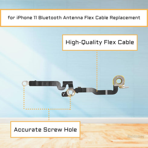 for iPhone 11 Bluetooth Signal Antenna Flex Cable Replacement for iPhone11 Wireless Bluetooth Antenna Flex Part with Screwdrivers Crowbar Suction ...