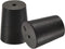 MECCANIXITY Rubber Tapered Plug 16mm to 20mm with Hole Test Tubes Bungs Stopper Black for Lab Home 10 Pieces...