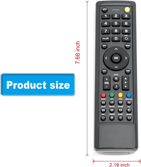 Universal Remote Control Replacement fit for HANNSPREE TV St32amsb 52-4R280002G040 HSG1138 HSG1112 HSG1074 HSG1117 HSG1075 HSG1141 HSG1114 HSG1142...