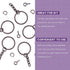 Swpeet 450Pcs 1 Inch 25mm Black Flat Key Chain Rings Kit, Including 150Pcs Split Keychain Rings with Chain and 150Pcs Jump Ring with 150Pcs Screw ...