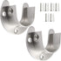 Creatyi Heavy Duty Closet Rod Holders with 1 1/4 Inch Rod Supports (2 PCS, Silver)...