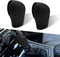 2 PCS Car Gear Shift Head Cover, Comfortable Handle Handbrake Shifter Cover, Anti-Slip Auto Knob Gear Stick Protector, Replacement Decorative Acce...