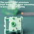 GATERON Cap Anniversary Keyboard Switches, Blue Green Color Pre-lubed Compatible for Gaming MX Mechanical Keyboard RGB SMD LED 5 Pin Linear Key Sw...