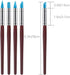 10 PCS Silicone Polymer Clay Sculpting Tool Pen Rubber Tip Color Shaping Wipe Out Carving Pen Brush Modeling Dotting Tool Pottery Craft...