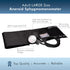 Professional Black Large Adult Size Blood Pressure Machine, Aneroid Sphygmomanometer Medical Supplies, Manual Emergency BP Monitor for High Blood ...
