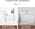 Pen Holder 2024 Desk Calendar for Desk Office Storage Study Room School, Fresh Pencil Holder With Calendar, Pen Cup Pen Hilder Pencil Desk Holder ...