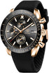 BY BENYAR Watch for Men Analog Quartz Chronograph Waterproof Luminous Designer Mens Wrist Watches Business Work Sport Casual Dress Watch with Sili...