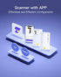 Inateck Wireless Barcode Scanner, Bluetooth Bar Code Scanner, 1D USB Barcode Reader Handheld, 1 Charge 3 Months, Scanner Barcode with APP and SDK...