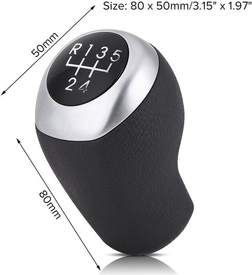 KIMISS Gear Shifter Knob, 5 Speed Car Gear Stick Shift Knob Head for Hyundai Accent 2011-2014...