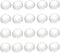 dophee Round Glass Cabochon for Jewelry Making, Clear Dome Tiles Cabochons with Flat Back, Dome Bead Cameo Cabochon Tile for DIY Craft Photo, Pend...