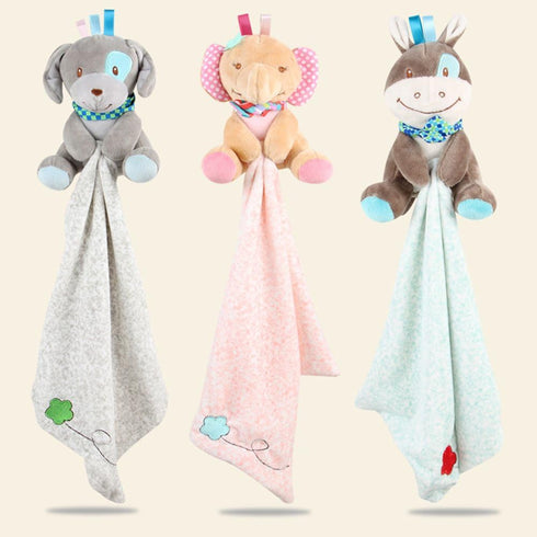 LETTON Toys Horse Snuggler,Baby Blankie Plushy Security Blanket(Green)...