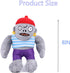2024 Upgraded 12" 1 PCS PVZ Plant and Zombies Plush Toys Figures 1 2 Stuffed Soft Doll Gargantuar Pirate Zombie Plush...