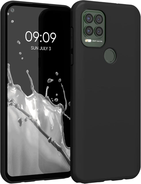 kwmobile Case Compatible with Motorola Moto G Stylus 5G Case - Soft Slim Protective TPU Silicone Cover - Black Matte...