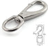 1-Pack M7 Swivel Eye Snap Hook 304 Stainless Steel Boat Marine Pet Chains Keychains Lanyard Hook Multi-Use Spring Snap Hook Clasp Hardware Accesso...
