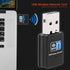 300Mbps USB WiFi Adapter, Wireless LAN Network Card Adapter Stick USB 2.0 Dongle for Desktop Laptop PC Windows 10 8 7 XP MAC OS (Plug-and-Play for...