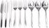 9 Piece Set Western Style Tableware Reusable Cutlery Set, Travel Paraphernalia, Stainless Steel Western Food Steak Knife, Fork, Spoon Set Portable...