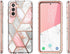 i-Blason Cosmo Case for Samsung Galaxy S22 Plus (2022), Slim Stylish Protective Bumper Case with Built-in Screen Protector (Marble)...