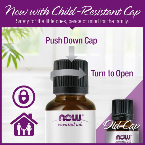 NOW Essential Oils, Jasmine Fragrance, Romantic Aromatherapy Scent, Steam Distilled, 100% Pure, Vegan, Child Resistant Cap, 1-Ounce...