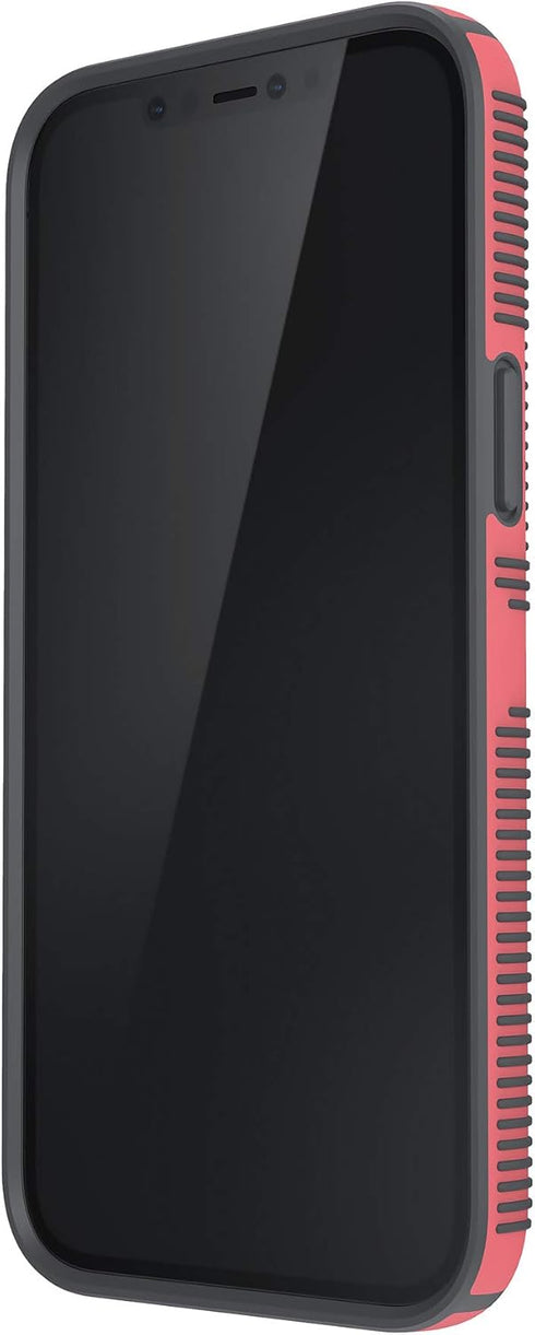 Speck Products CandyShell Pro Grip iPhone 12 Pro Max Case, Raspberry Kiss Red/Slate Grey (137609-9240)...
