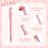 24Pcs Kawaii Gel Ink Pens, 0.5mm Black Ink Retractable Gel Pens, Fine Point Aesthetic Pens, Cute Office School Supplies for Kids Girl Women Writin...