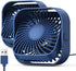 TOPK USB Desk Fan 2Pack Mini Personal Fan Portable, Strong Airflow & Quiet Operation, USB Powered, Three-Speed Wind Small USB Fan for Desk, 360° R...