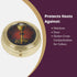 Gold Tone IHS Chalice and Host Communion PYX with Epoxy Lid, 2 1/4 Inch...