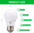 A15 Small Dusk to Dawn Light Bulbs Outdoor, 40W Equivalent, Warm White 3000K, Replacement LED Bulb for String Lights, Porch, Patio, Garden, Auto O...
