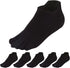Meaiguo Toe Socks No Show Five Finger Socks for Men Women Running Hiking 6 Pairs(Black)...