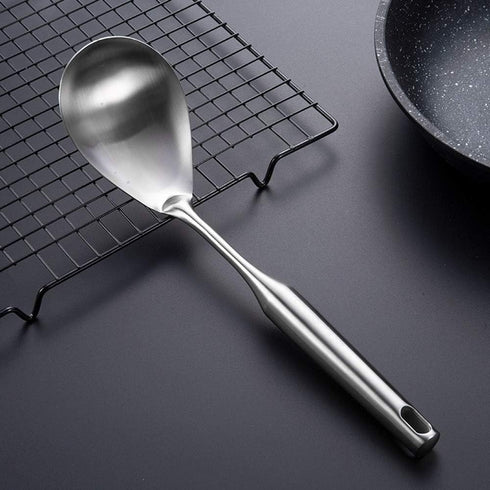 Dinner Spoon Serving Spoon, 304 Stainless Steel Premium Stainless Steel Large Serving Spoon Kitchen Tool with Good Grip Ergonomic Handle...