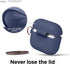 elago Silicone Case Compatible with AirPods 3rd Generation Case - Compatible with AirPods 3 Cover, Carabiner Included, Supports Wireless Charging,...