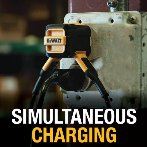 DEWALT 2-Port USB Wall Charger — NeverBlock Worksite Charger — Dual 5V/2.1A Power AC Adapter — Fast Charging Block Cube for iPhone 14 13 12 SE 11P...