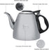 1.2l 1.5L Stovetop Teapot Stainless Steel Stove top Teapot Tea Coffee Pot Kettle Heat Resistant Handle(1.2L)...