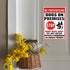 Funny Beware Of Dog Sign Warning Do Not Enter Metal Signs No Trespassing Dogs On Premises Tin Signs Dog In Yard Stop Keep Gate Closed Sign For Fen...