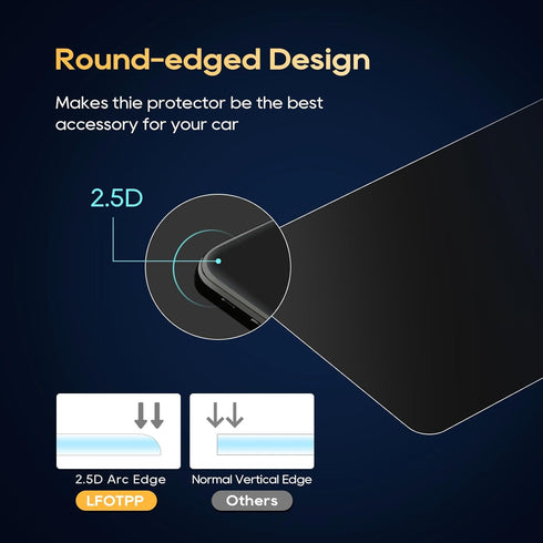 LFOTPP 2 PCS Control Screen Protector for 2021+ Seltos 8-Inch HD Crystal Clear in-Dash Infotainment Navigation Touch PET Plastic High Clarity Prot...
