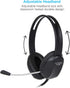 Cyber Acoustics Stereo PC Headset (AC-4000), 3.5mm Connection, Noise Canceling Microphone for PC, Mac and, Tablets, Perfect for Classroom or Home...