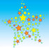 Twinkle Star Shaped Reusable Stencil Airbrush Painting Art DIY Home Decor Scrap Booking Album Crafts...