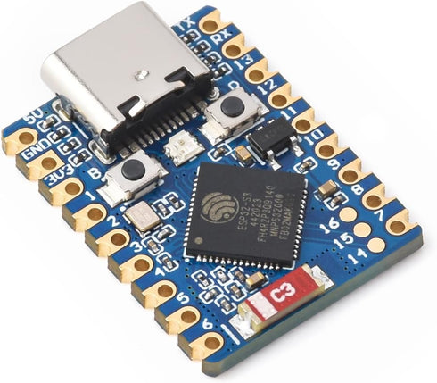 Waveshare ESP32-S3 Mini Development Board, Based On ESP32-S3FH4R2 Dual-Core Processor, 240MHz Running Frequency, 2.4GHz Wi-Fi & Bluetooth 5...