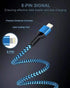 Phone Car Charger, Dual Port Cigarette Lighter Adapter + 2Pack-3FT Lightning Cables Fast Charging for iPhone 14 13 12 Pro Max Mini 11Pro 10 SE X X...
